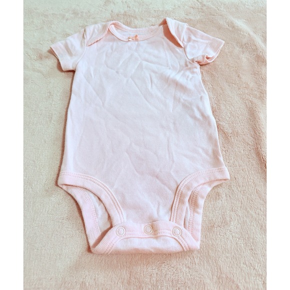 Carter's Other - Carter's Pink Short Sleeve Bodysuit for Girls 3 Months
